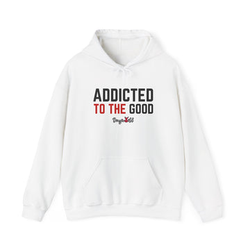 Addicted to the Good Unisex Heavy Blend Hoodie for Positive Vibes