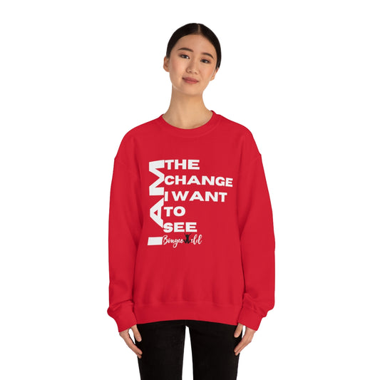 I am Red Unisex Heavy Blend™ Crewneck Sweatshirt